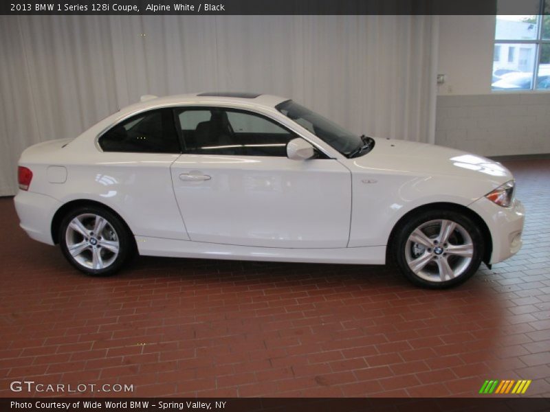 Alpine White / Black 2013 BMW 1 Series 128i Coupe