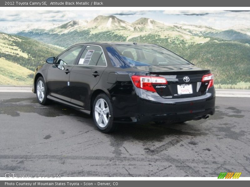 Attitude Black Metallic / Black 2012 Toyota Camry SE