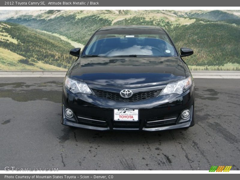 Attitude Black Metallic / Black 2012 Toyota Camry SE