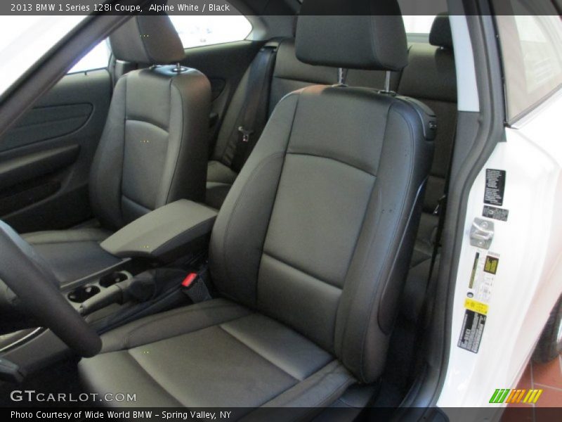 Alpine White / Black 2013 BMW 1 Series 128i Coupe