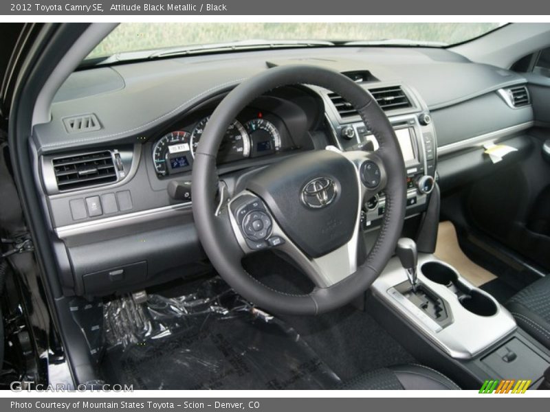 Attitude Black Metallic / Black 2012 Toyota Camry SE