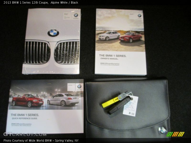 Alpine White / Black 2013 BMW 1 Series 128i Coupe