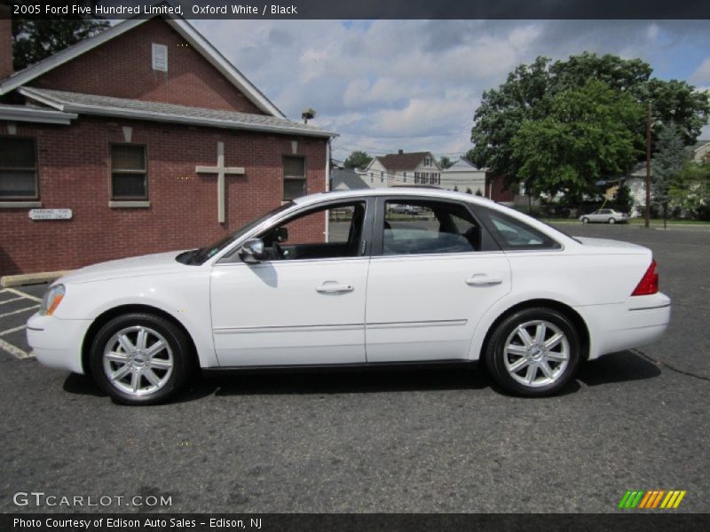 Oxford White / Black 2005 Ford Five Hundred Limited