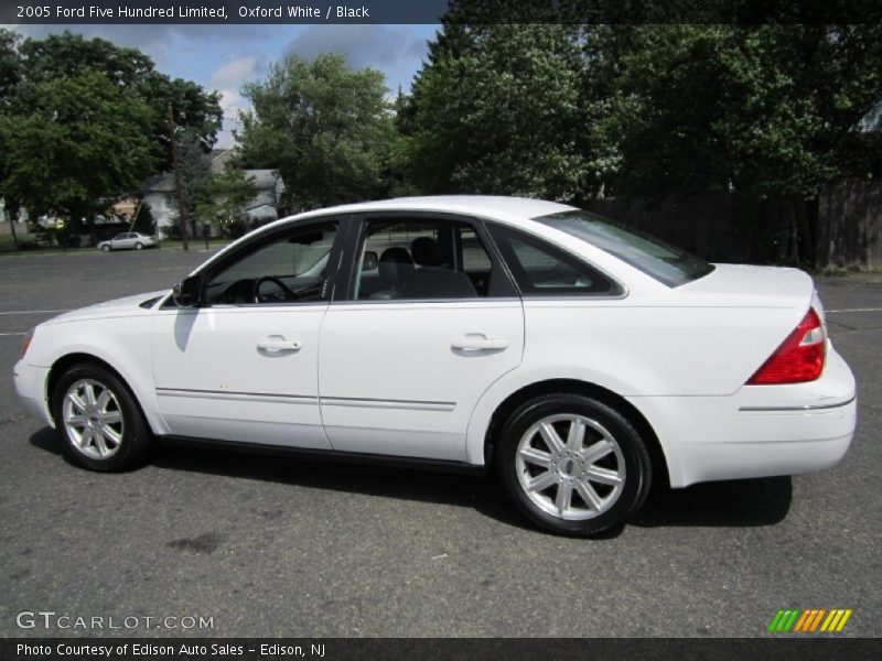 Oxford White / Black 2005 Ford Five Hundred Limited