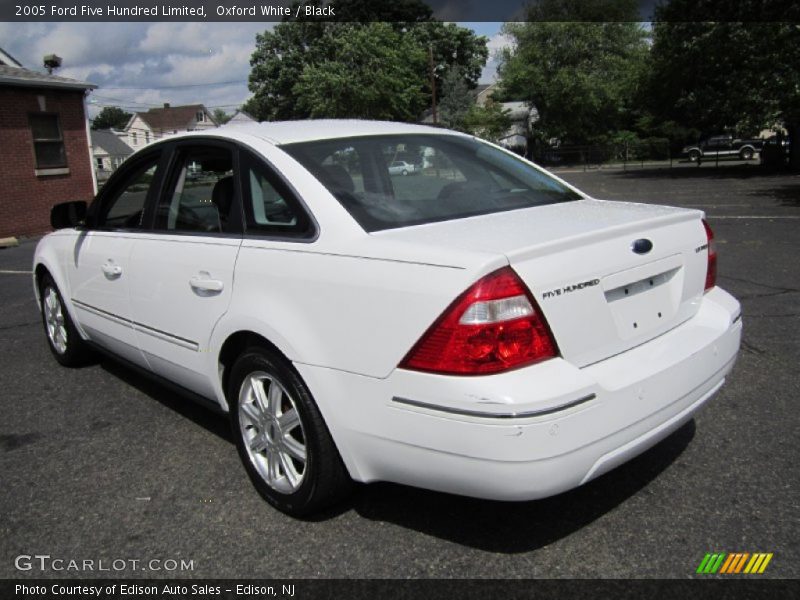 Oxford White / Black 2005 Ford Five Hundred Limited