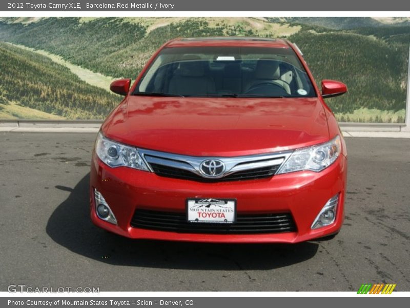 Barcelona Red Metallic / Ivory 2012 Toyota Camry XLE