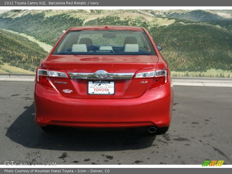 Barcelona Red Metallic / Ivory 2012 Toyota Camry XLE