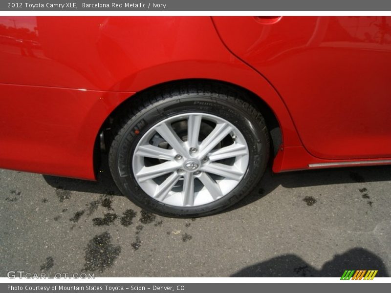 Barcelona Red Metallic / Ivory 2012 Toyota Camry XLE
