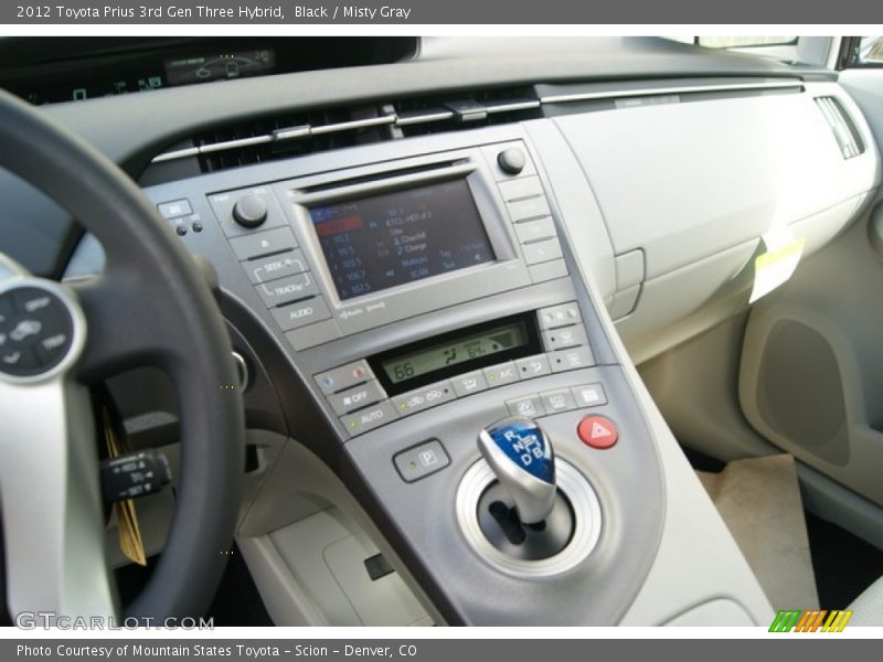 Black / Misty Gray 2012 Toyota Prius 3rd Gen Three Hybrid