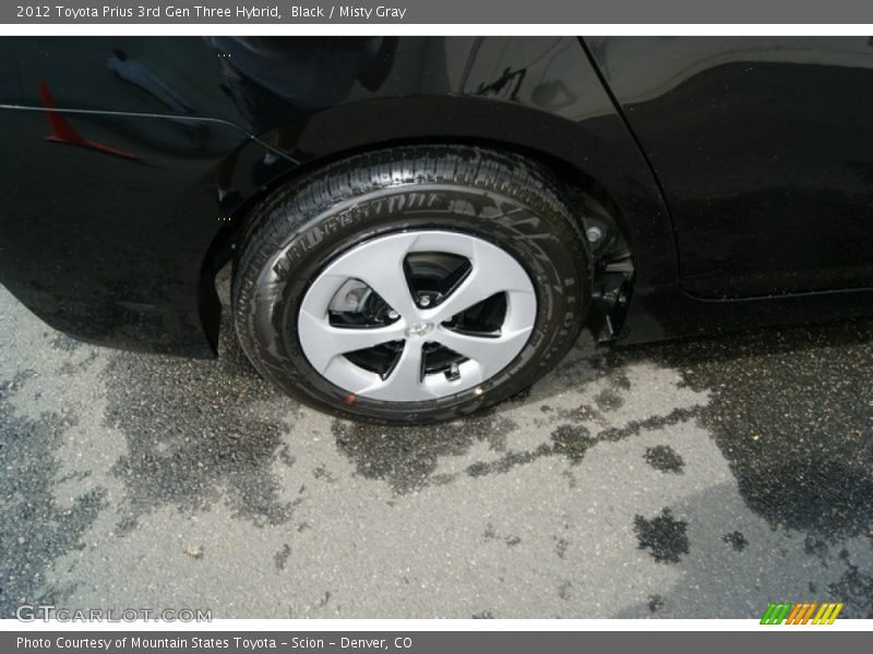 Black / Misty Gray 2012 Toyota Prius 3rd Gen Three Hybrid