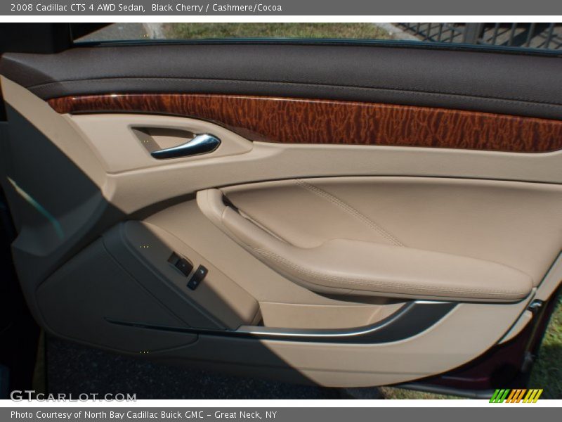 Black Cherry / Cashmere/Cocoa 2008 Cadillac CTS 4 AWD Sedan
