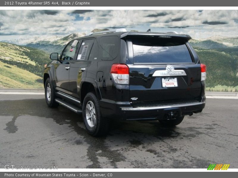 Black / Graphite 2012 Toyota 4Runner SR5 4x4