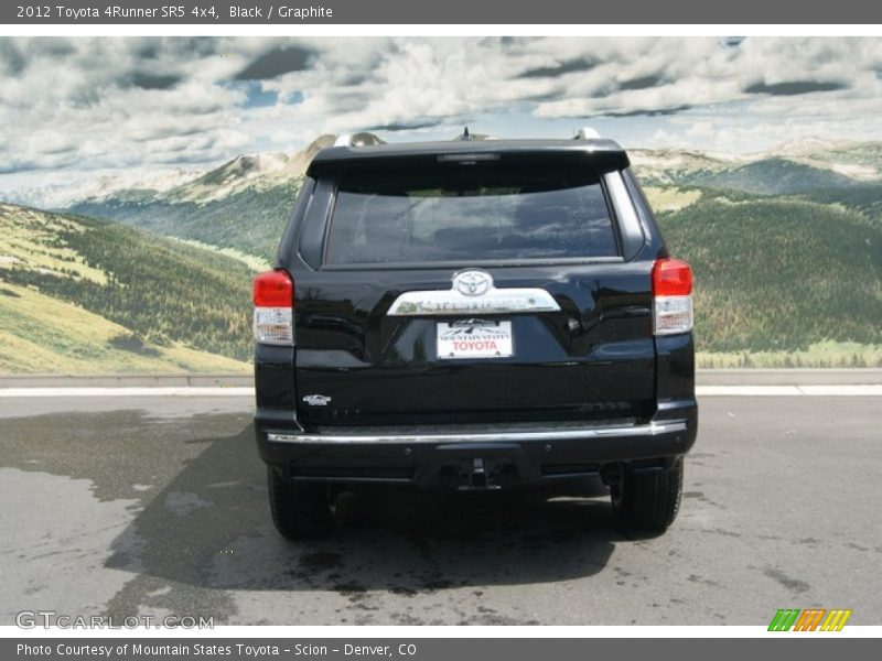 Black / Graphite 2012 Toyota 4Runner SR5 4x4