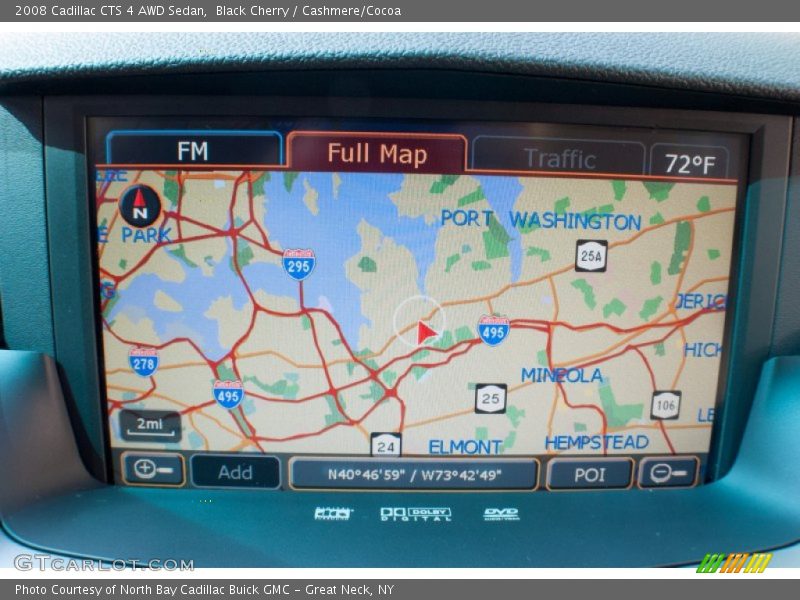 Black Cherry / Cashmere/Cocoa 2008 Cadillac CTS 4 AWD Sedan