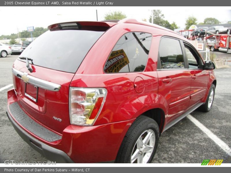 Salsa Red Metallic / Light Gray 2005 Chevrolet Equinox LT AWD