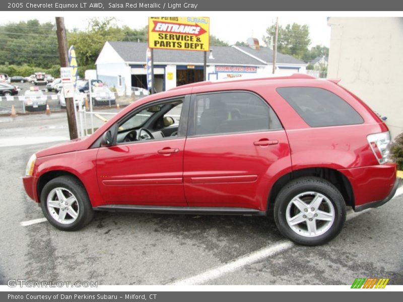 Salsa Red Metallic / Light Gray 2005 Chevrolet Equinox LT AWD