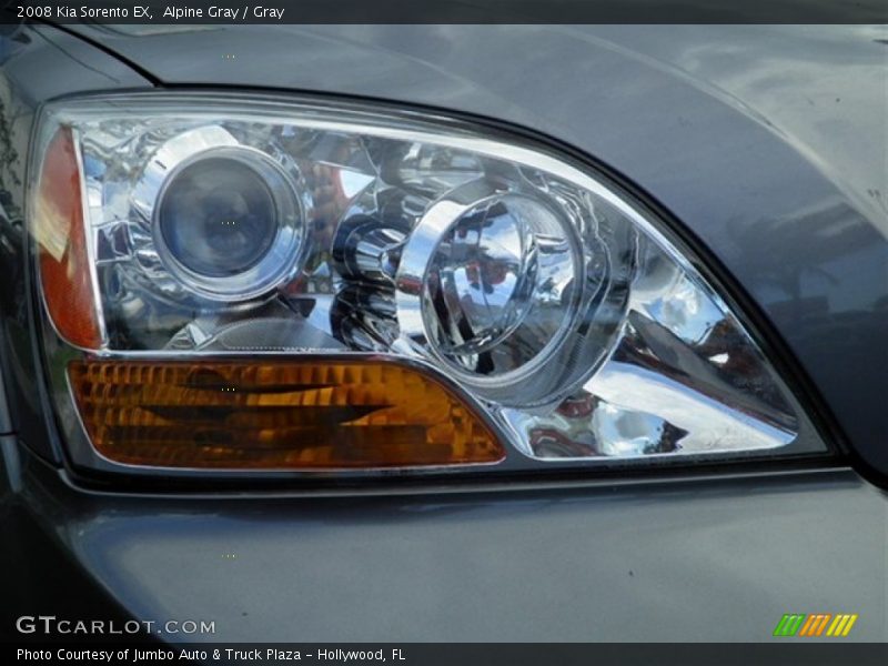 Alpine Gray / Gray 2008 Kia Sorento EX