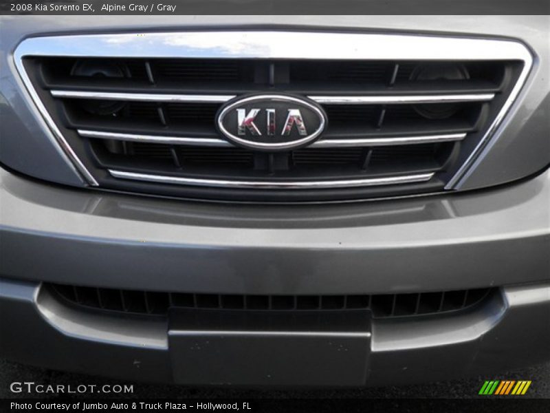 Alpine Gray / Gray 2008 Kia Sorento EX