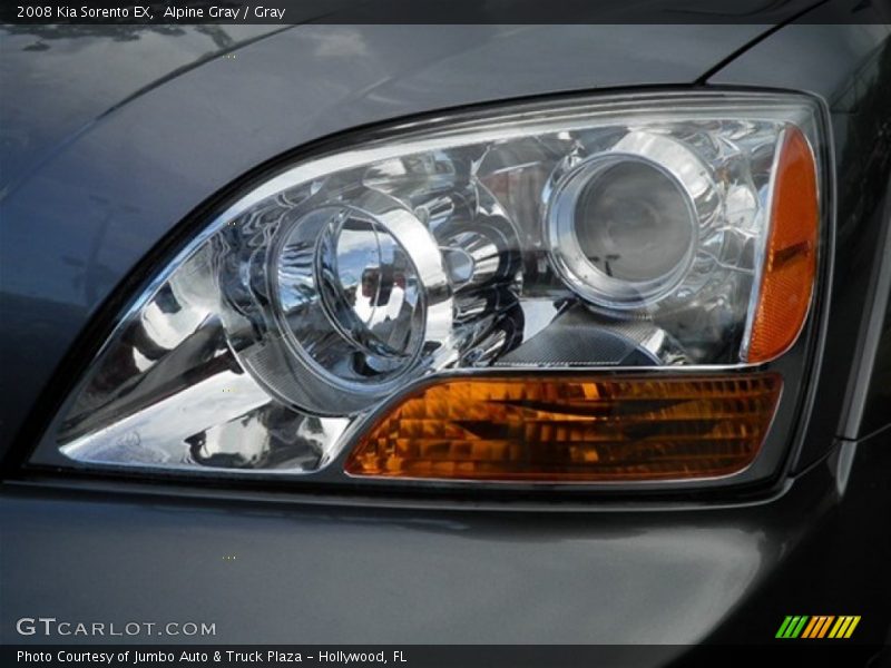 Alpine Gray / Gray 2008 Kia Sorento EX