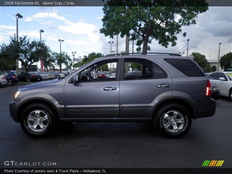 Alpine Gray / Gray 2008 Kia Sorento EX