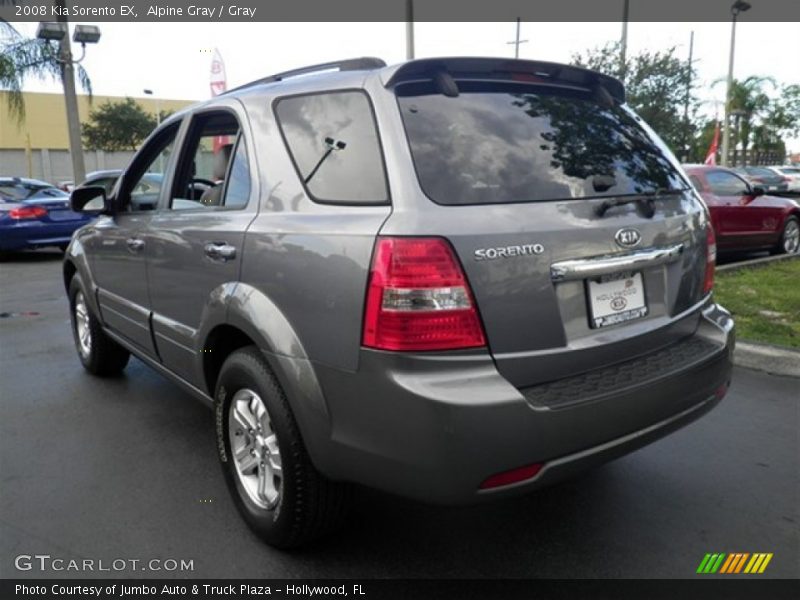 Alpine Gray / Gray 2008 Kia Sorento EX