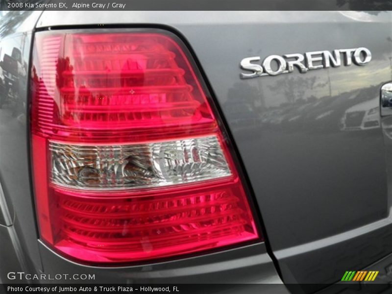 Alpine Gray / Gray 2008 Kia Sorento EX