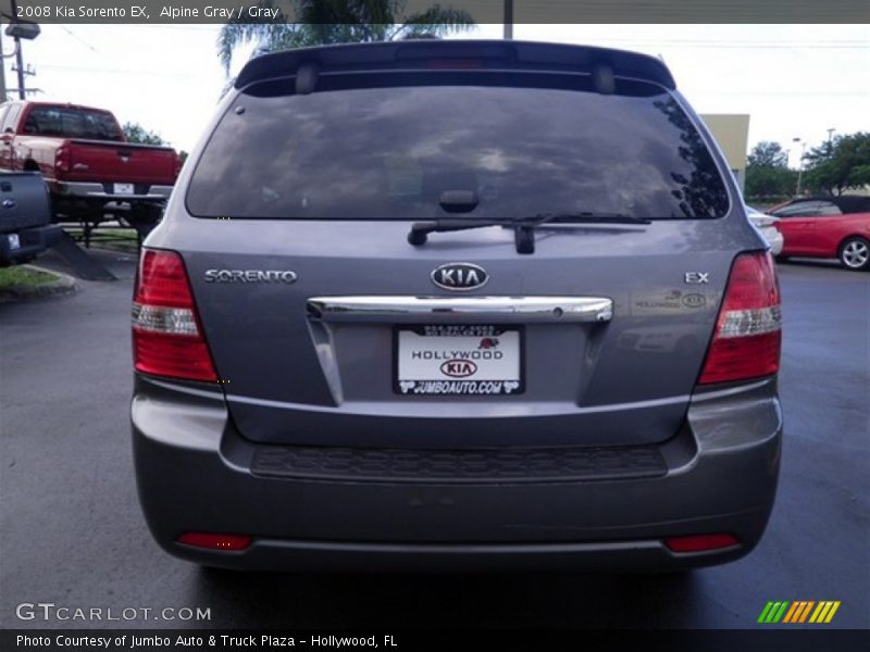 Alpine Gray / Gray 2008 Kia Sorento EX