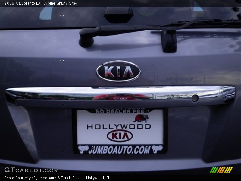Alpine Gray / Gray 2008 Kia Sorento EX