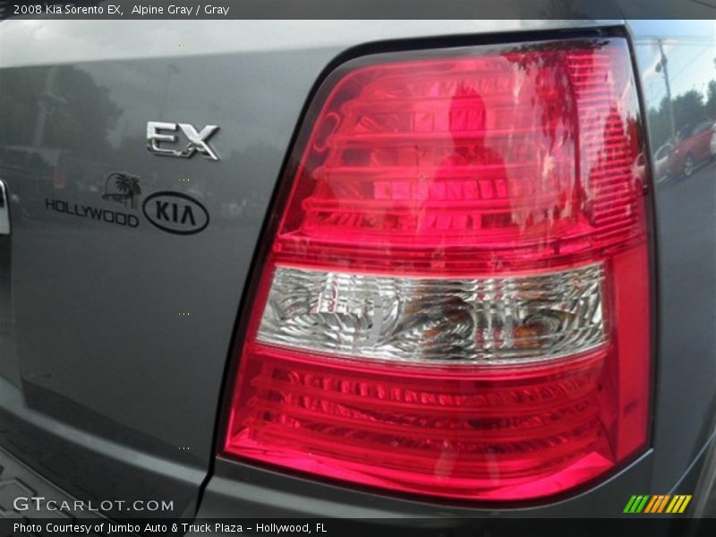 Alpine Gray / Gray 2008 Kia Sorento EX