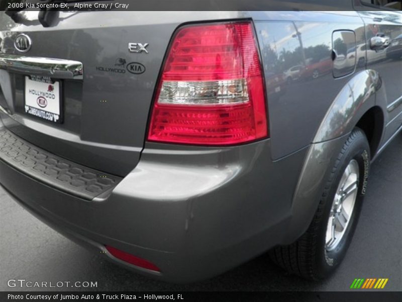 Alpine Gray / Gray 2008 Kia Sorento EX