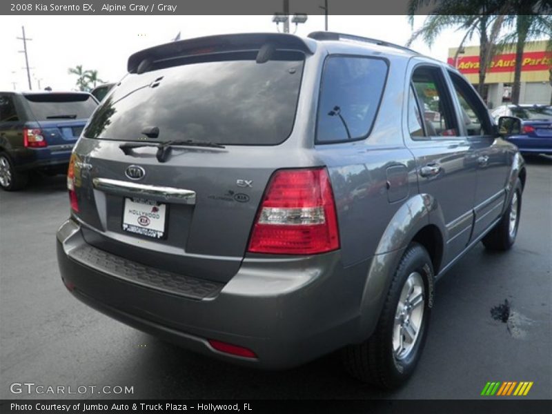 Alpine Gray / Gray 2008 Kia Sorento EX