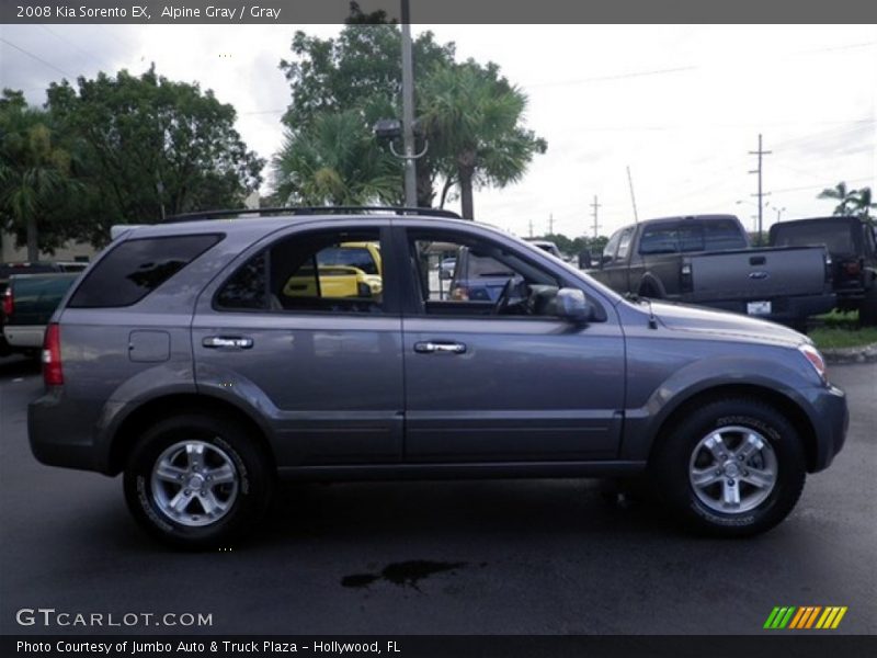 Alpine Gray / Gray 2008 Kia Sorento EX