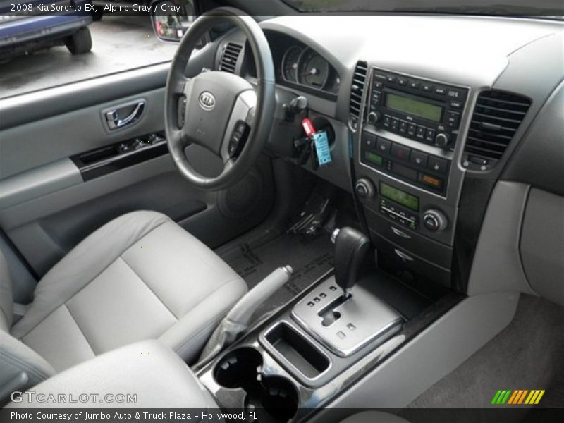 Alpine Gray / Gray 2008 Kia Sorento EX