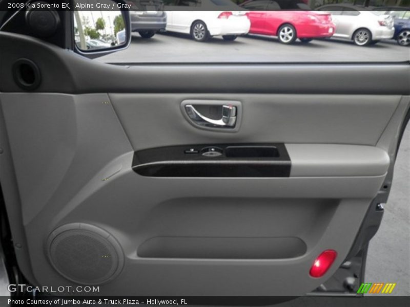 Alpine Gray / Gray 2008 Kia Sorento EX