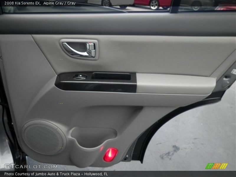 Alpine Gray / Gray 2008 Kia Sorento EX