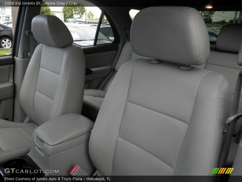 Alpine Gray / Gray 2008 Kia Sorento EX