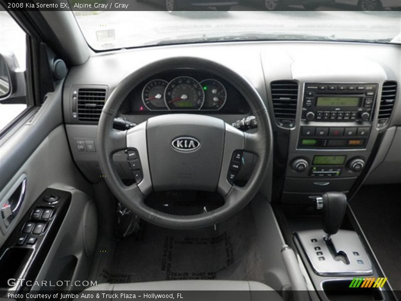 Alpine Gray / Gray 2008 Kia Sorento EX