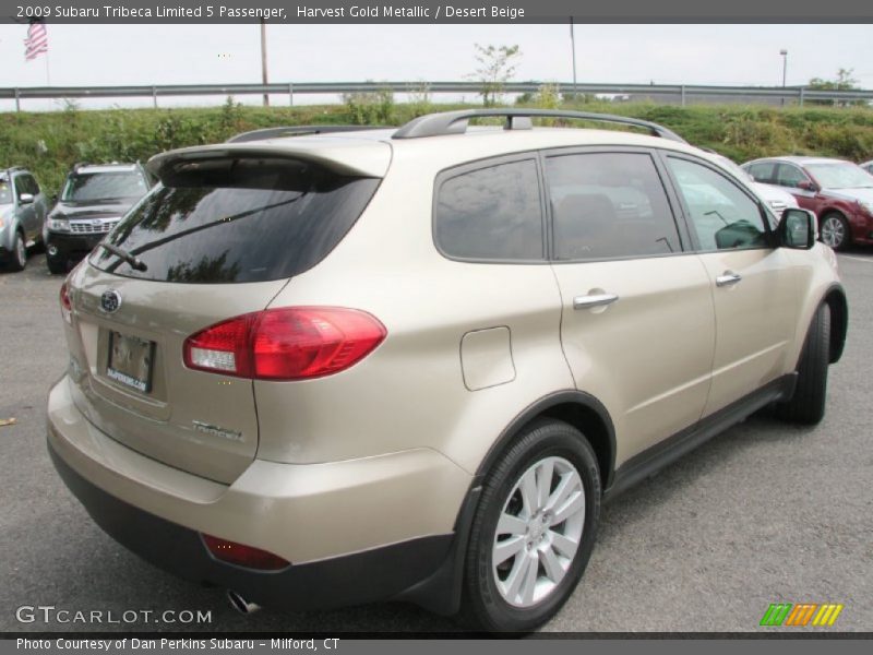 Harvest Gold Metallic / Desert Beige 2009 Subaru Tribeca Limited 5 Passenger