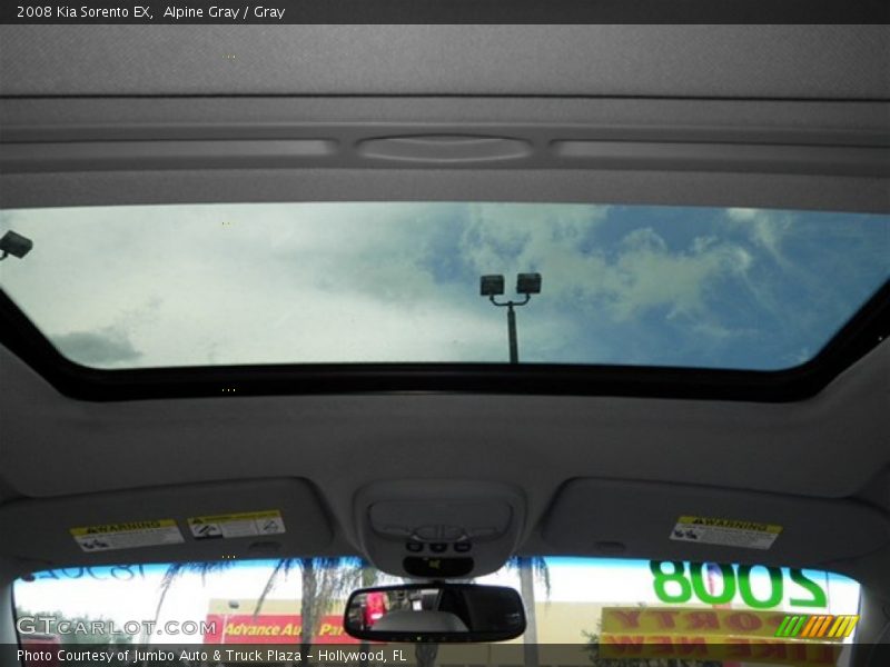 Alpine Gray / Gray 2008 Kia Sorento EX
