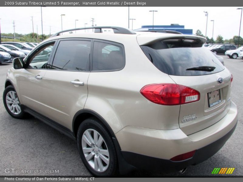 Harvest Gold Metallic / Desert Beige 2009 Subaru Tribeca Limited 5 Passenger