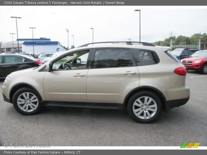 Harvest Gold Metallic / Desert Beige 2009 Subaru Tribeca Limited 5 Passenger