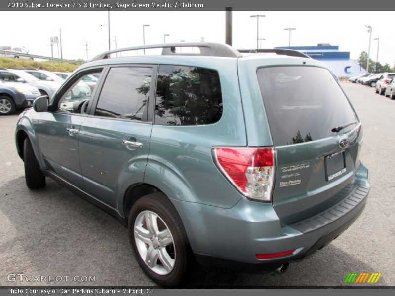 Sage Green Metallic / Platinum 2010 Subaru Forester 2.5 X Limited