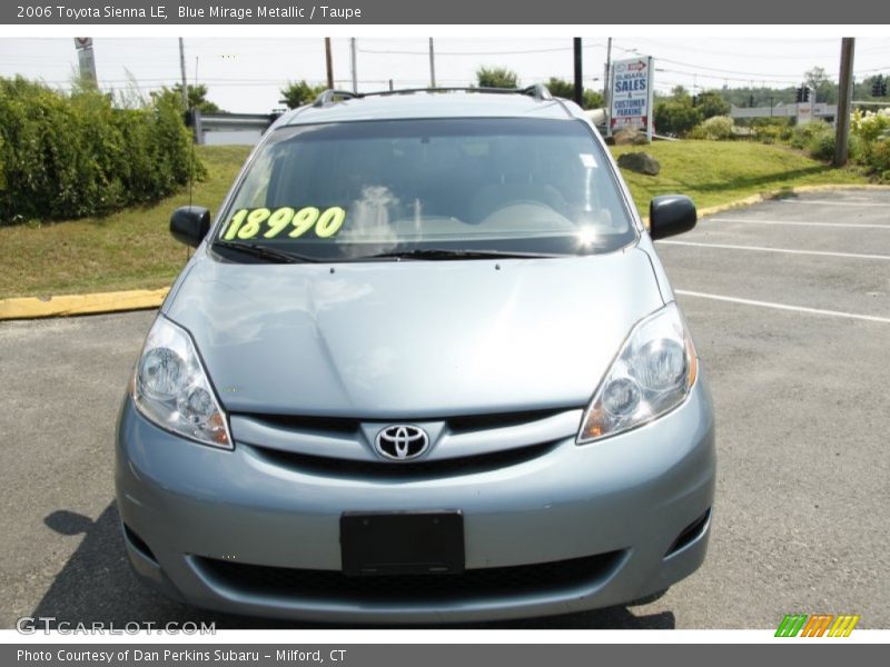 Blue Mirage Metallic / Taupe 2006 Toyota Sienna LE