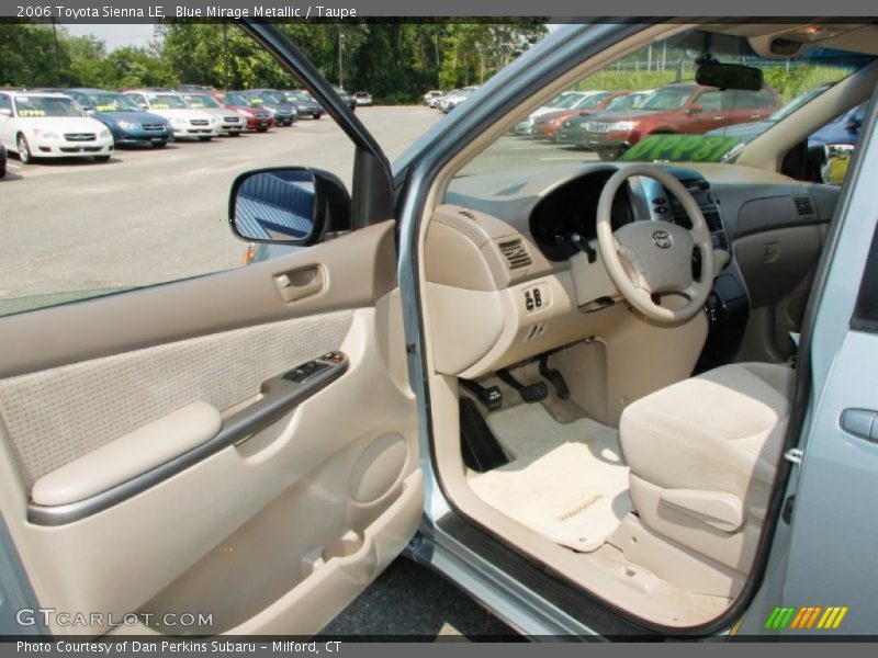 Blue Mirage Metallic / Taupe 2006 Toyota Sienna LE