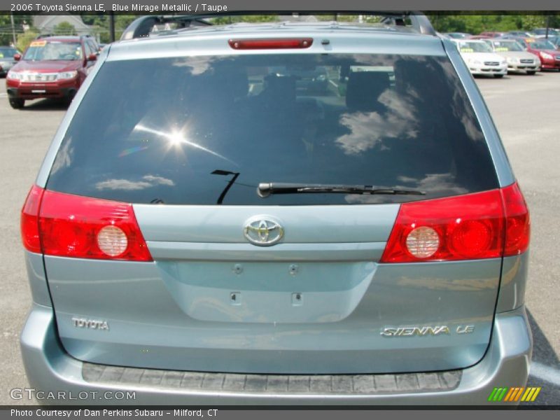Blue Mirage Metallic / Taupe 2006 Toyota Sienna LE