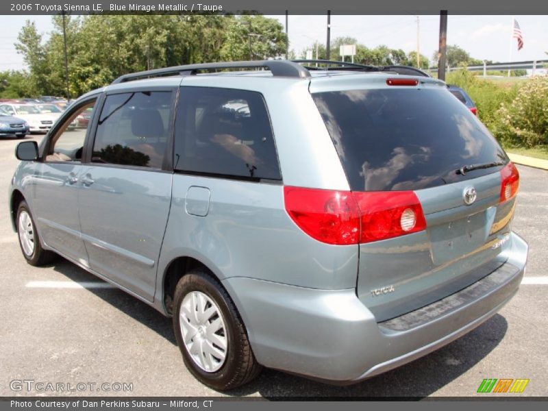 Blue Mirage Metallic / Taupe 2006 Toyota Sienna LE