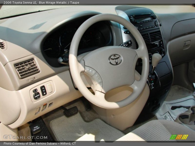 Blue Mirage Metallic / Taupe 2006 Toyota Sienna LE
