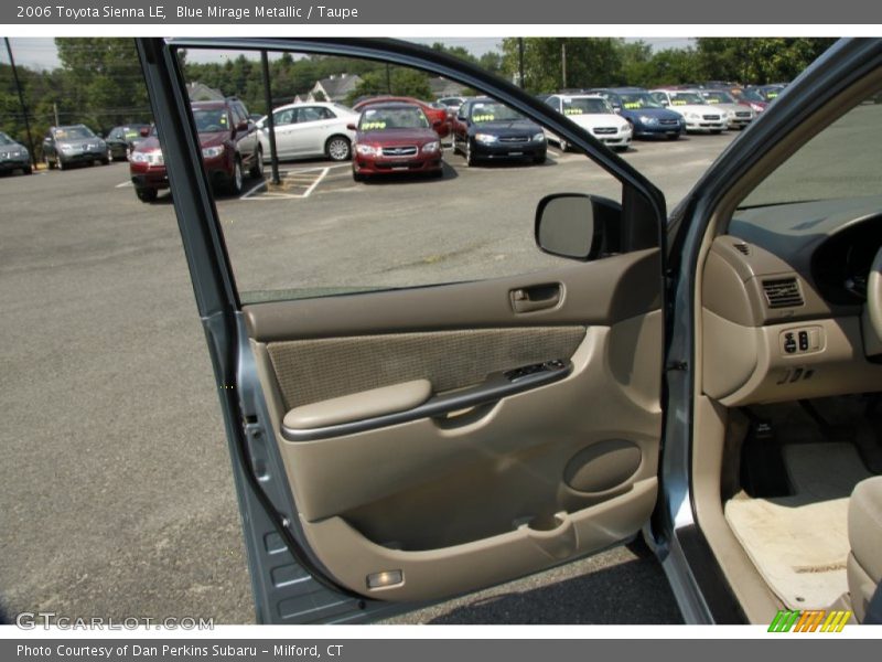 Blue Mirage Metallic / Taupe 2006 Toyota Sienna LE