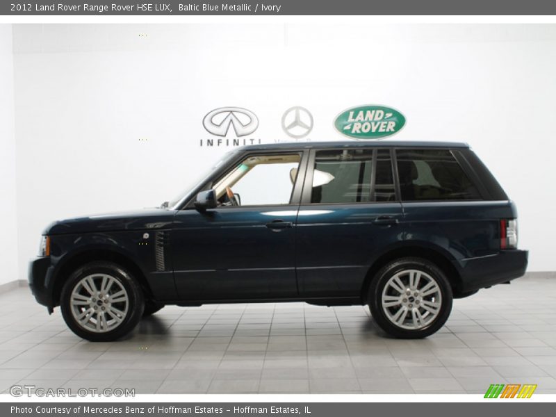 Baltic Blue Metallic / Ivory 2012 Land Rover Range Rover HSE LUX