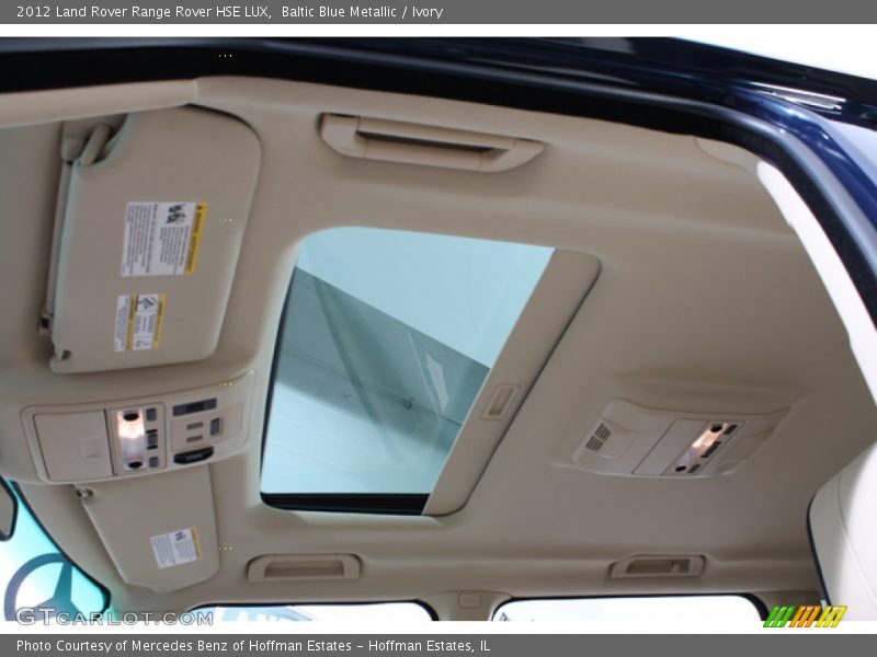 Baltic Blue Metallic / Ivory 2012 Land Rover Range Rover HSE LUX